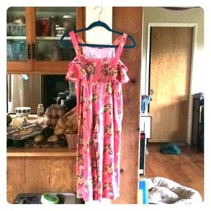 Flower print jumper